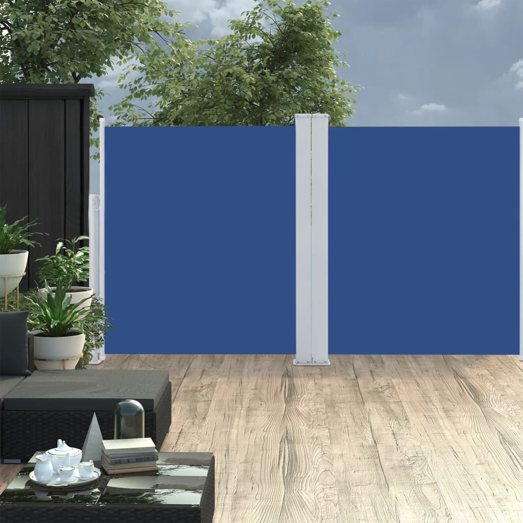 Parabrisas Vidaxl extensible 140x600 cm azul