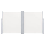 Vidaxl Garden Screen Extendable Double 170x600 cm Cream