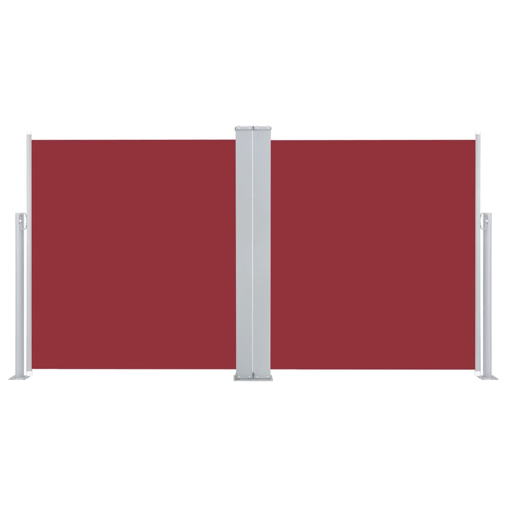 Pare-brise Vidaxl extensible 170x600 cm rouge