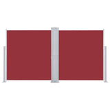 Vidaxl windscherm uittrekbaar 170x600 cm rood