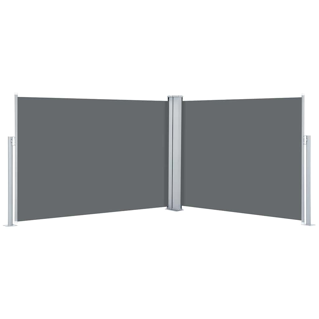 Vidaxl windscherm uittrekbaar 100x1000 cm antraciet