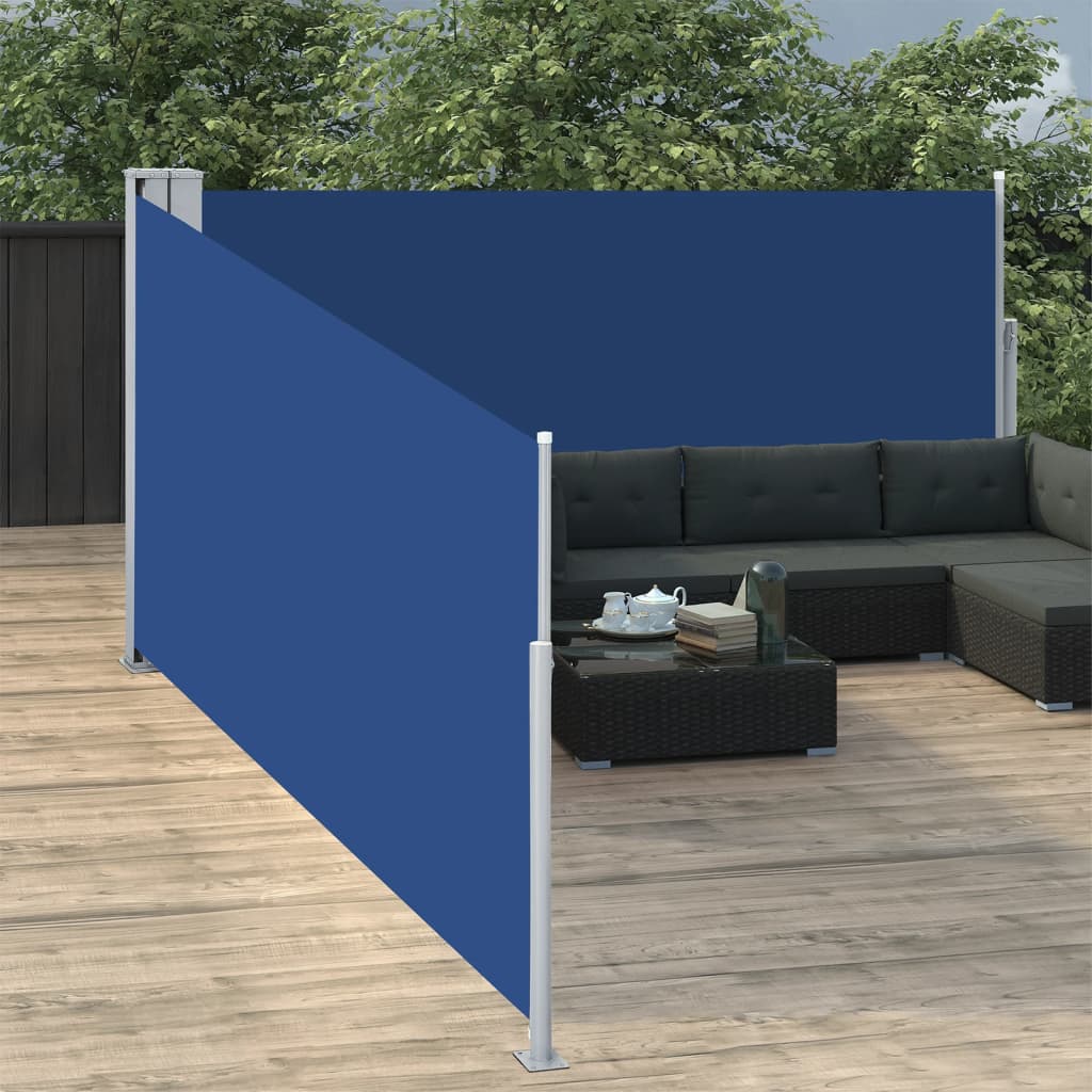 VIDAXL Parature estendibile da 100x1000 cm blu