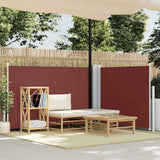 Vidaxl windscherm uittrekbaar 120x1000 cm bruin