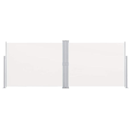 Vidaxl windscherm uittrekbaar 140x1000 cm crème