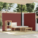 Vidaxl windscherm uittrekbaar 140x1000 cm bruin
