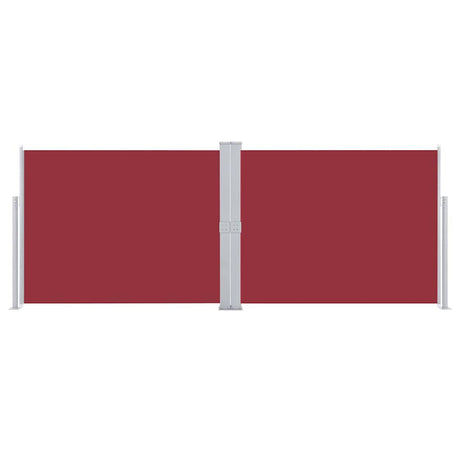 Vidaxl windscherm uittrekbaar 140x1000 cm rood