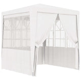 Tienda de fiesta Vidaxl con paredes laterales Professional 90 g m² 2x2 m blanco