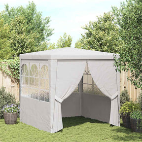 Vidaxl partytent met zijwanden professioneel 90 g m² 2x2 m wit
