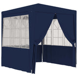 Tenda da festa Vidaxl con pareti laterali professionali 90 g m² 2,5x2,5 m blu