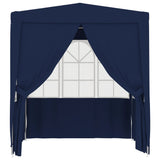 Tienda de fiesta Vidaxl con paredes laterales Professional 90 g m² 2.5x2.5 m azul