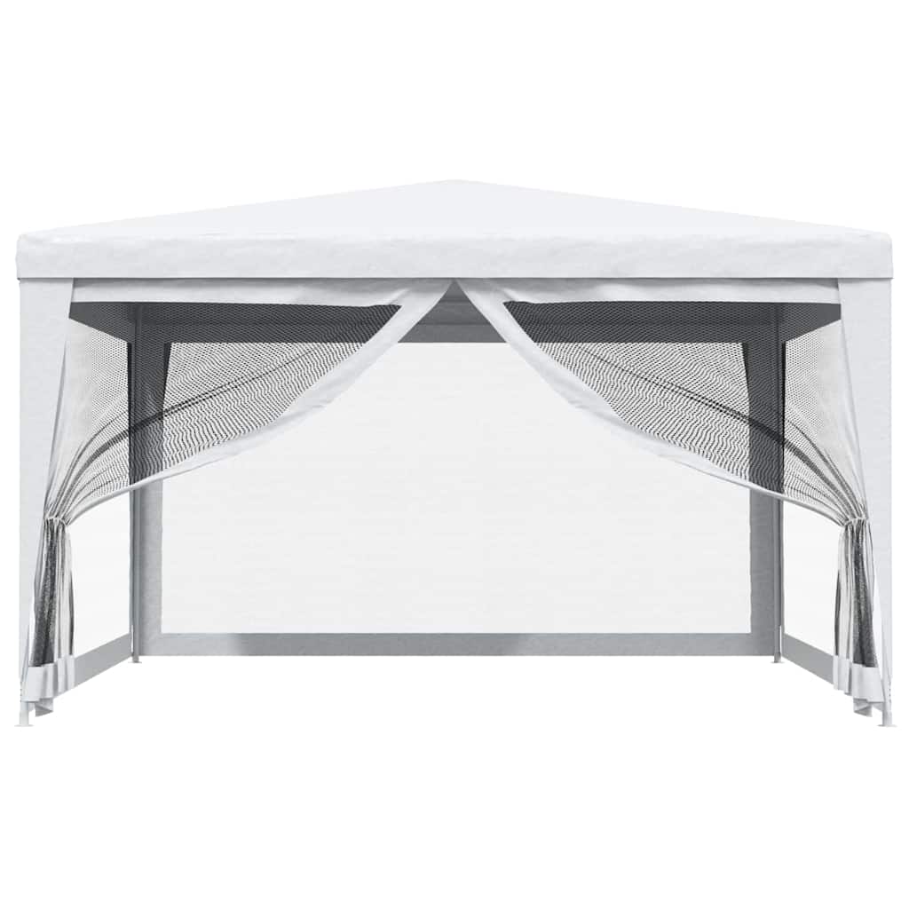 Vidaxl partytent met 4 mesh zijwanden 4x4 m wit