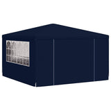 Vidaxl partytent met zijwanden professioneel 90 g m² 4x4 m blauw