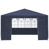 Vidaxl partytent met zijwanden professioneel 90 g m² 4x4 m blauw