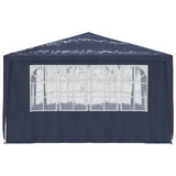 Tenda da festa Vidaxl con pareti laterali professionali 90 g m² 4x4 m blu