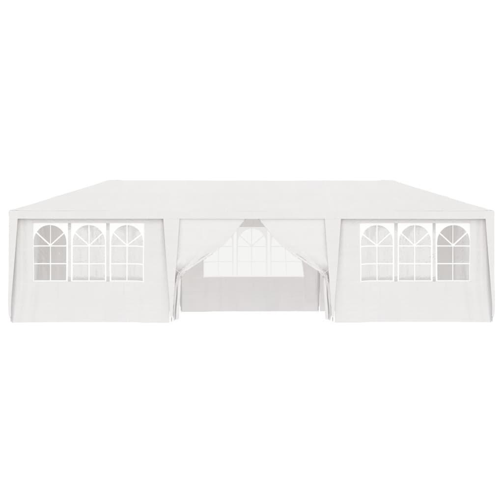 Tienda de fiesta Vidaxl con paredes laterales Professional 90 g m² 4x9 m blanco