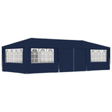 Tenda da festa Vidaxl con pareti laterali professionali 90 g m² 4x9 m blu