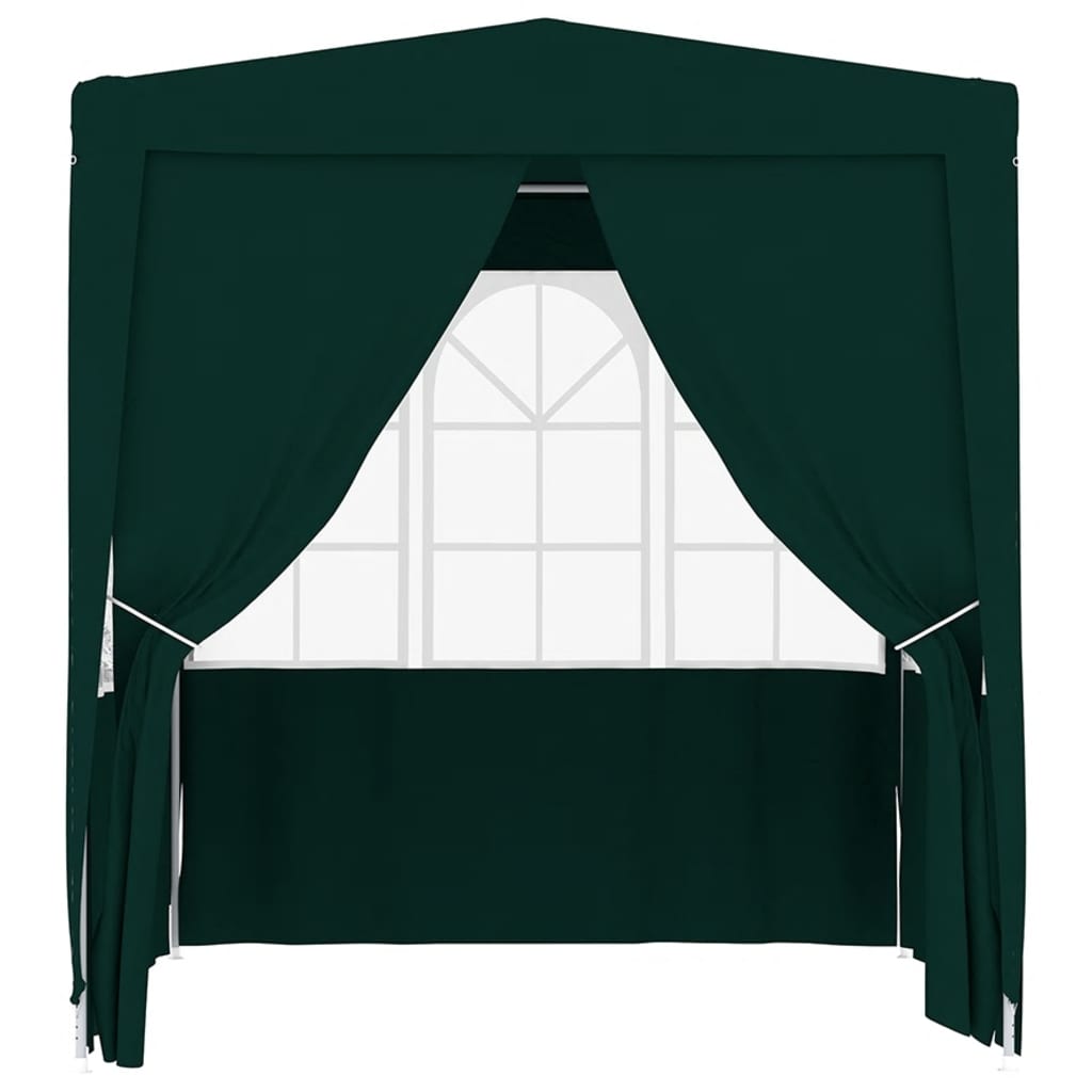 Vidaxl partytent met zijwanden professioneel 90 g m² 2,5x2,5 m groen