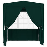 Tienda de fiesta Vidaxl con paredes laterales Professional 90 g m² 2.5x2.5 m verde