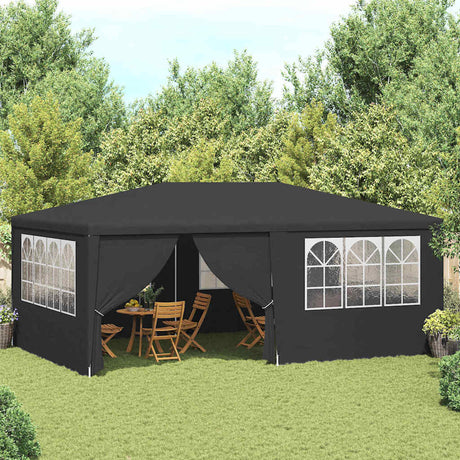 Vidaxl partytent met zijwanden professioneel 90 g m² 4x6 m antraciet