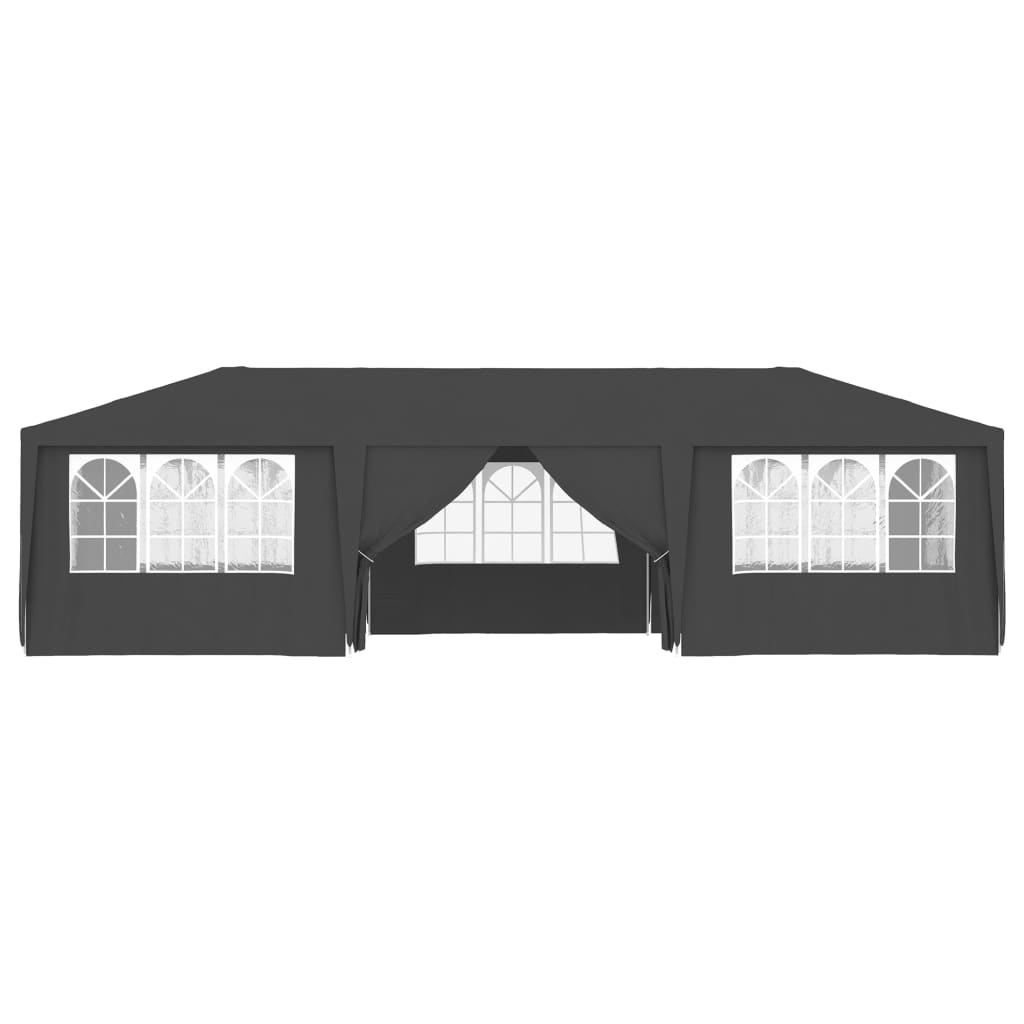 Vidaxl partytent met zijwanden professioneel 90 g m² 4x9 m antraciet