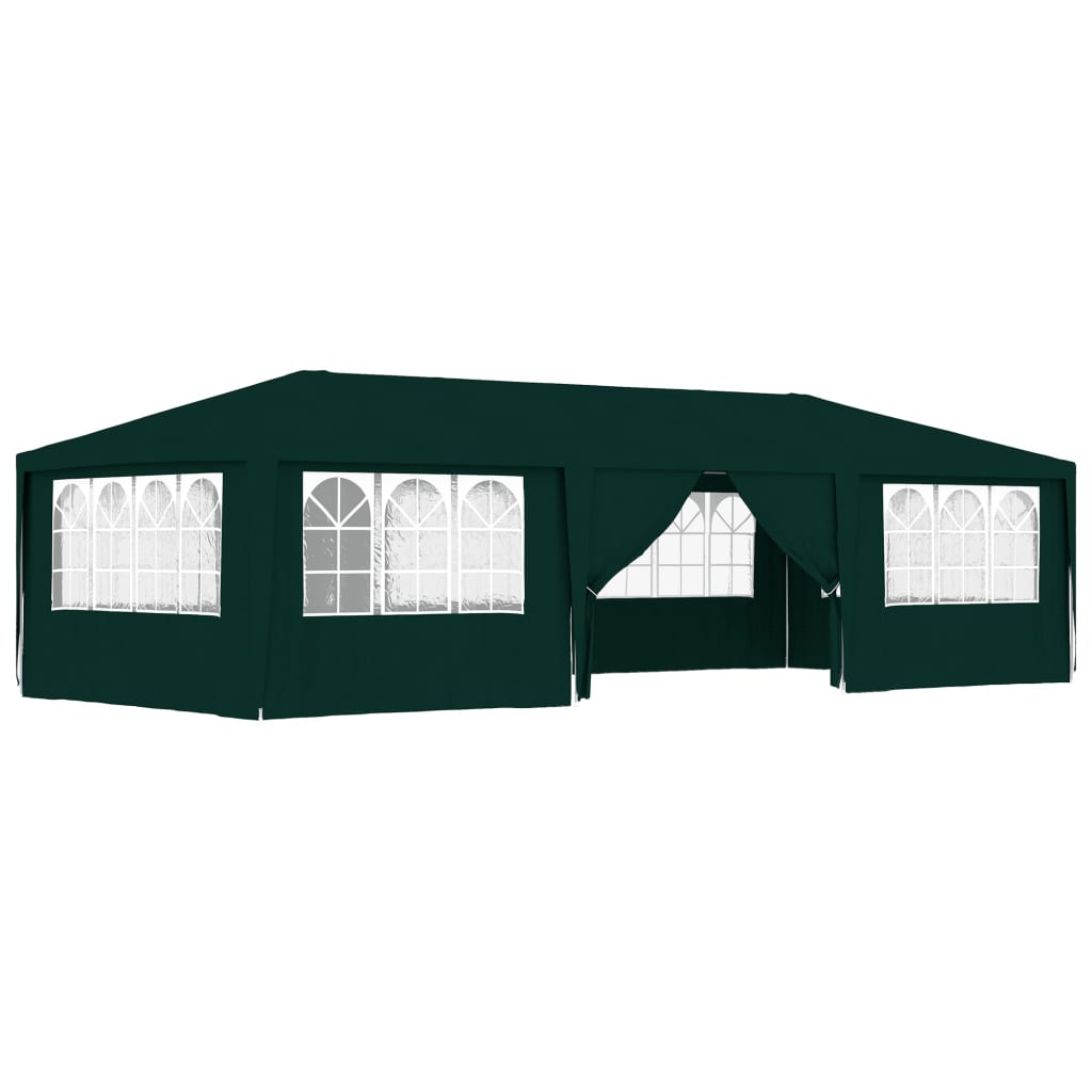 Vidaxl partytent met zijwanden professioneel 90 g m² 4x9 m groen