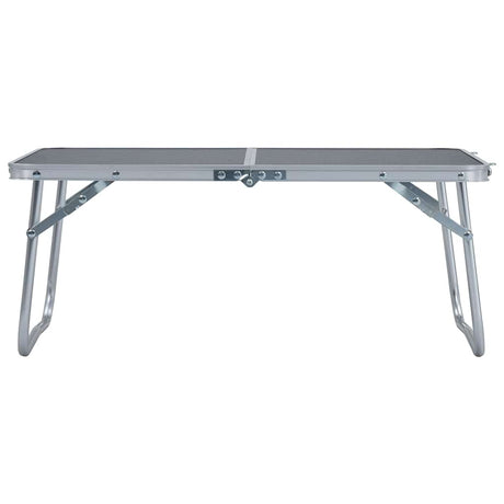 Vidaxl campingtafel inklapbaar 60x40 cm aluminium grijs