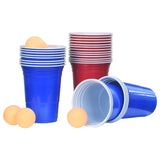 Vidaxl Bier -Pong Tables Set 0,5 L Plastique