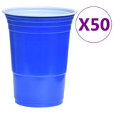 Vidaxl bier -pongbord sett 0,5 l plast