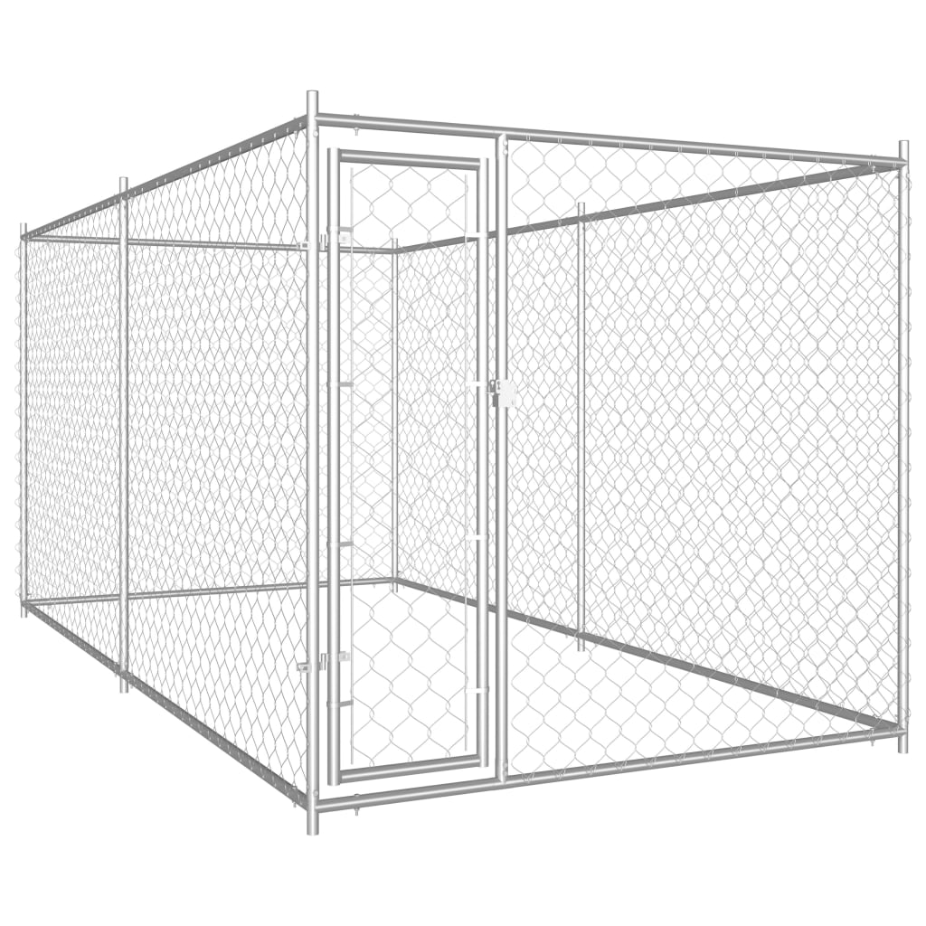 VidaXL Hondenkennel voor buiten 382x192x185 cm