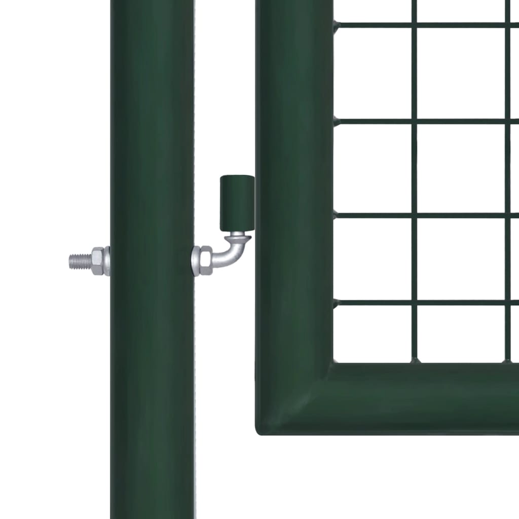 Vidaxl port 100x200 cm steel green