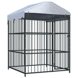 Vidaxl Chienne Kennel pour l'extérieur avec toit 150x150x200 cm