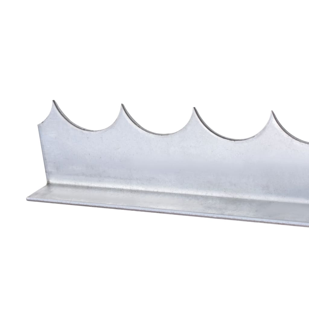 Vidaxl Wall Spikes 4 Pcs 1 M Galvaniseret stål