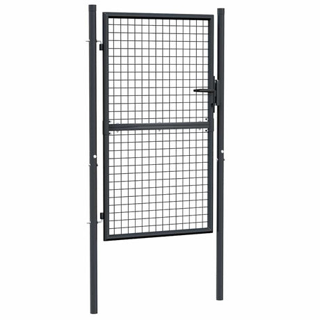 Vidaxl tuinhek van gaas gegalvaniseerd staal 100x150 cm grijs