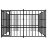 Vidaxl Dog Kennel til udenfor 300x300x185 cm