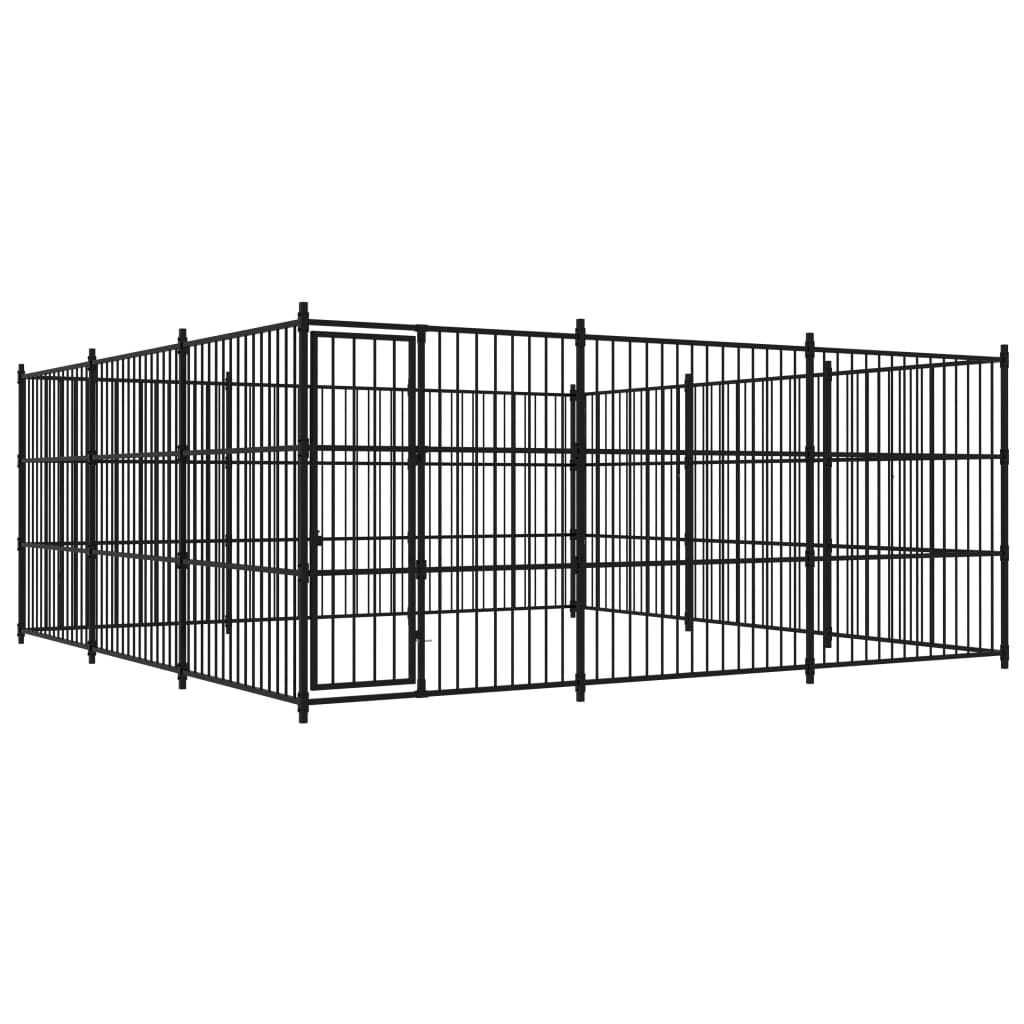 Vidaxl hundkennel för utanför 450x450x185 cm