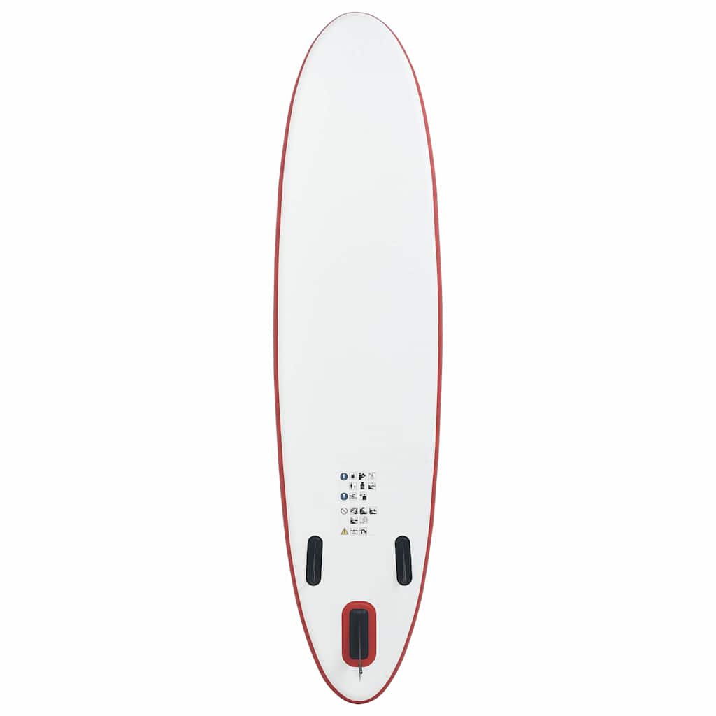 Vidaxl stand up paddleboardset opblaasbaar rood en wit