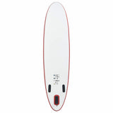 Vidaxl stand up paddleboardset opblaasbaar rood en wit