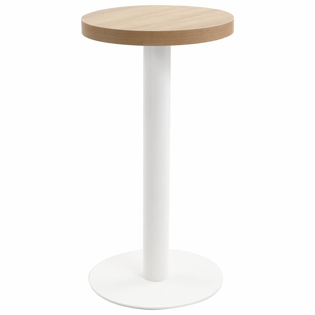 Vidaxl bistrotafel 40 cm mdf lichtbruin