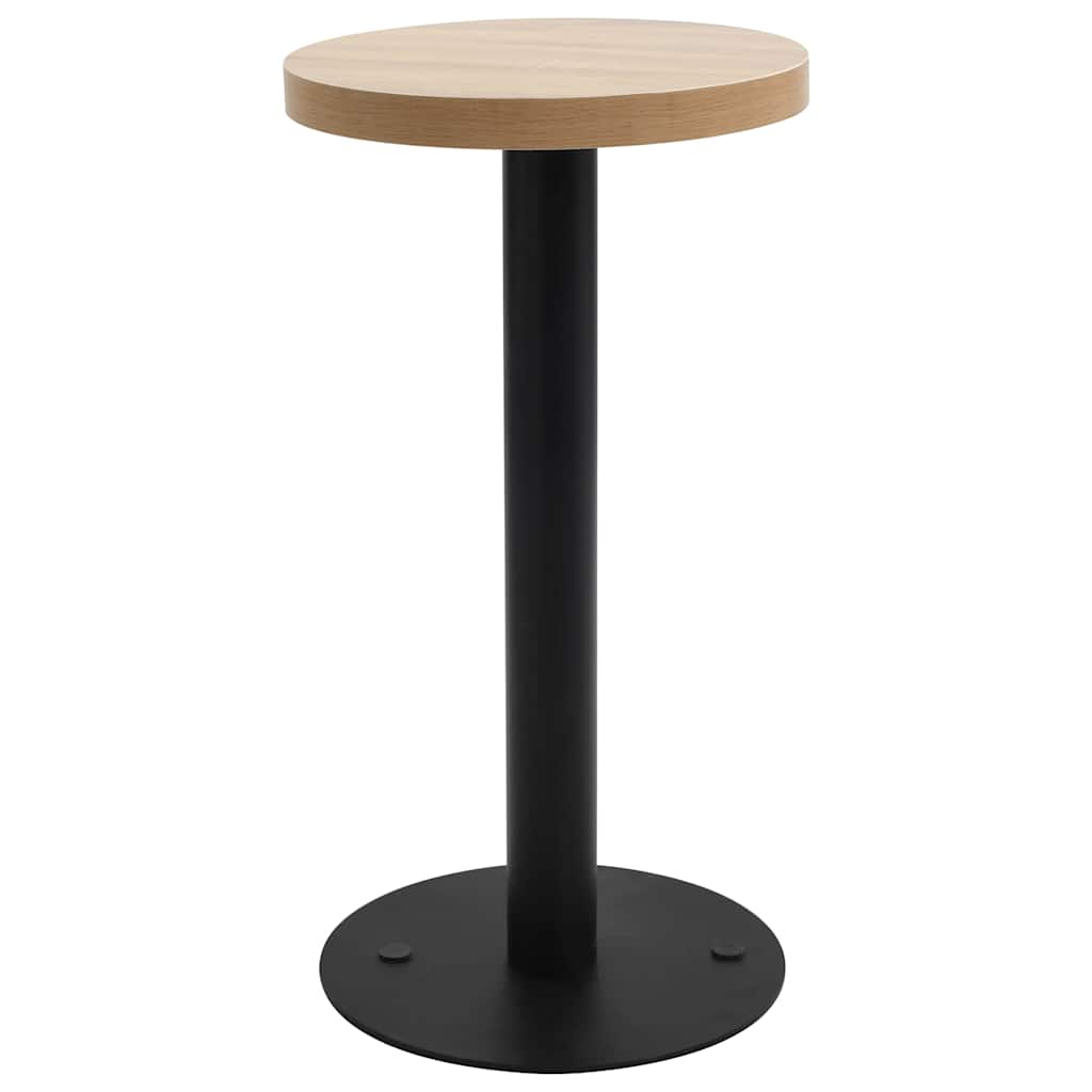 Vidaxl bistrotafel 40 cm mdf lichtbruin