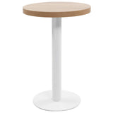 Vidaxl bistrotafel 50 cm mdf lichtbruin