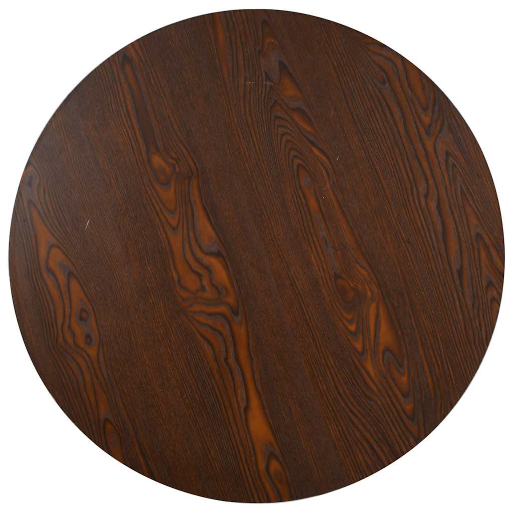Vidaxl bistrotafel 80 cm mdf donkerbruin