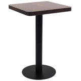 Vidaxl bistrotafel 50x50 cm mdf donkerbruin