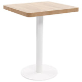 Vidaxl bistrotafel 60x60 cm mdf lichtbruin