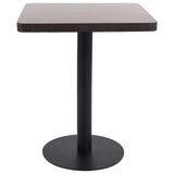 Vidaxl bistrotafel 60x60 cm mdf donkerbruin