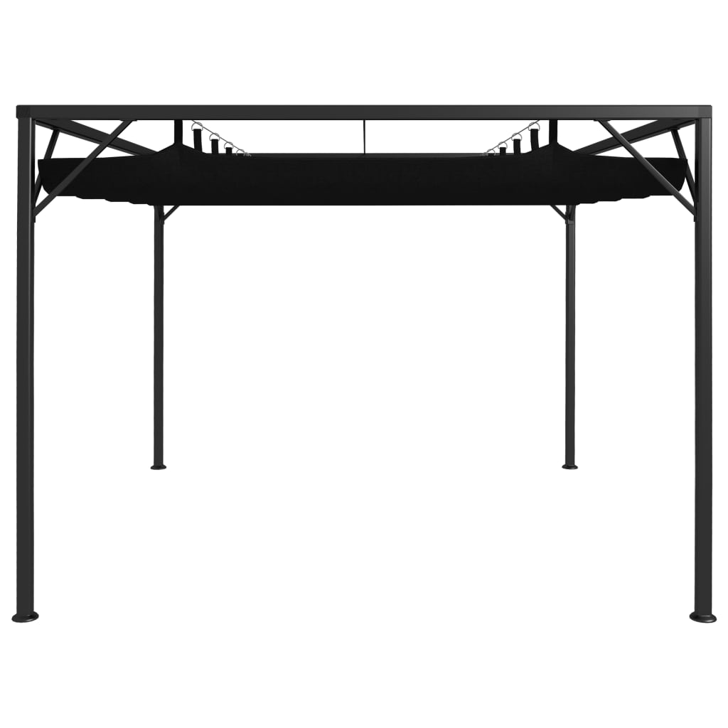 Vidaxl Garden Practor with extendable roof 3x3 m anthracite