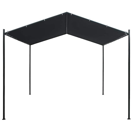 Vidaxl prieel 3x3 m staal antraciet