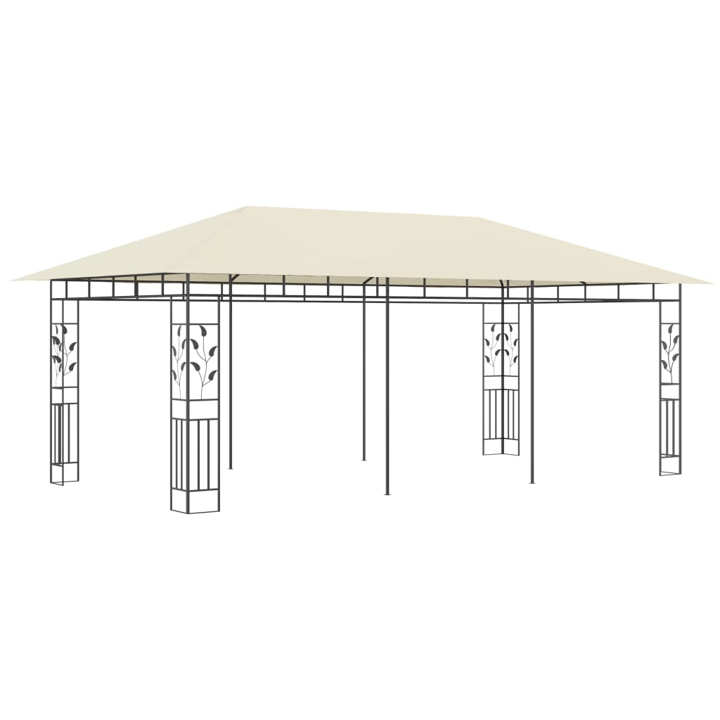 Vidaxl Arbor med myggnät 6x3x2,73 m kräm