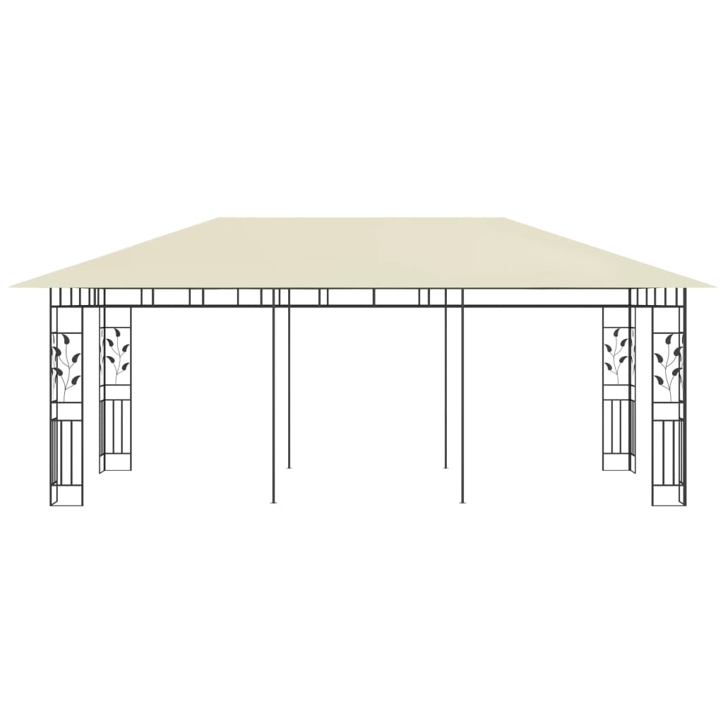 Arbor Vidaxl con Mosquito Net 6x3x2.73 M Cream