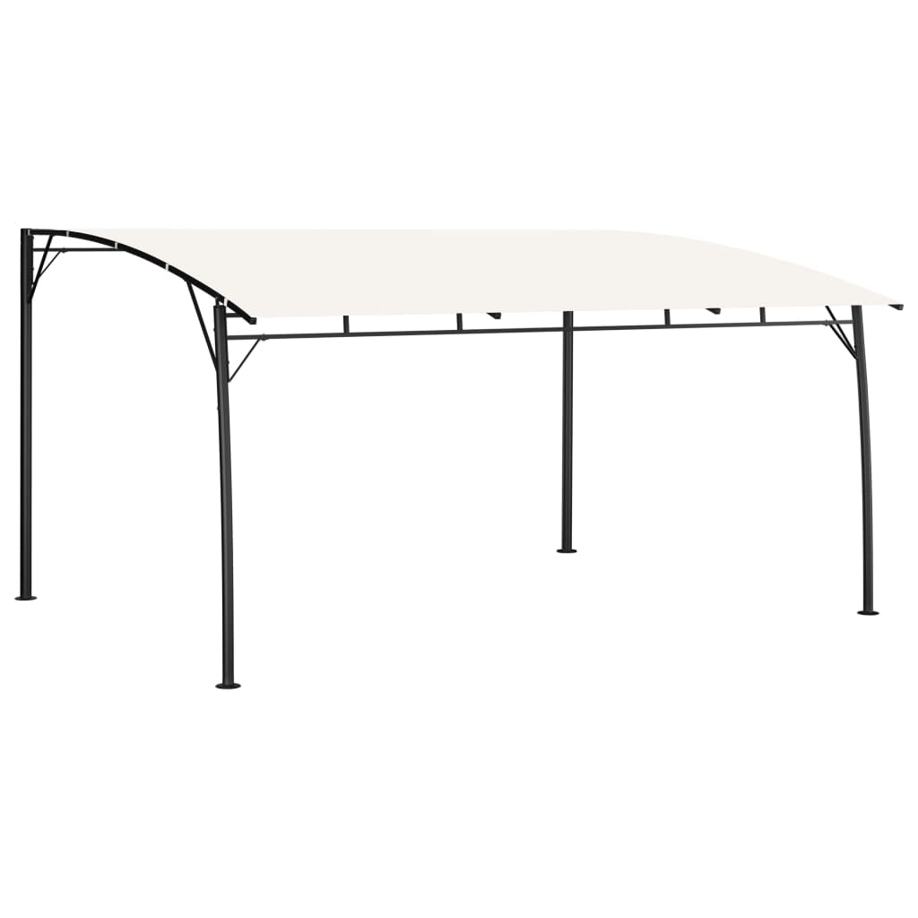 Vidaxl Sonn Canopy 4x3x2.55 M Crème faarweg