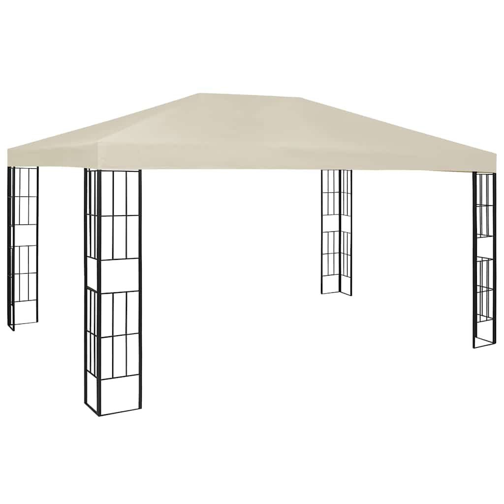 Vidaxl prieel 3x4 m crème